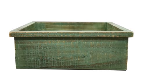 HOLZKISTE RAND GRÜN 34*25