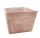 HOLZ BLUMENKÜBEL GEÖLT 17*17*12,5