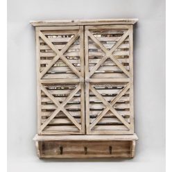 WANDSPIEGEL+HOLZ VERBRANNT 51*67