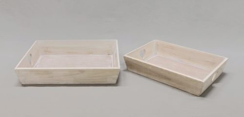 HOLZTABLETT*2 NATUR 33/38*30*7
