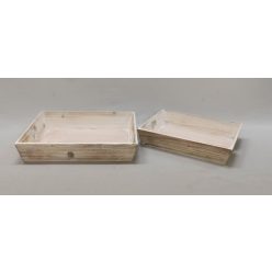 HOLZTABLETT*2 GEÄTZT 33/38*30*7,5