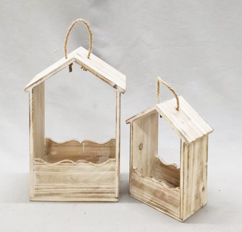 HOLZ KASTENHAUS*2GEÖLT18*24/21*34