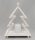 HOLZ TANNENBAUM+LED WEIß28*17*38