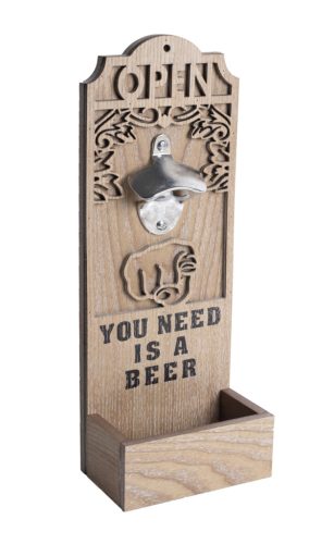 HOLZFLASCHENÖFFNER U NEEDBEER 13*35