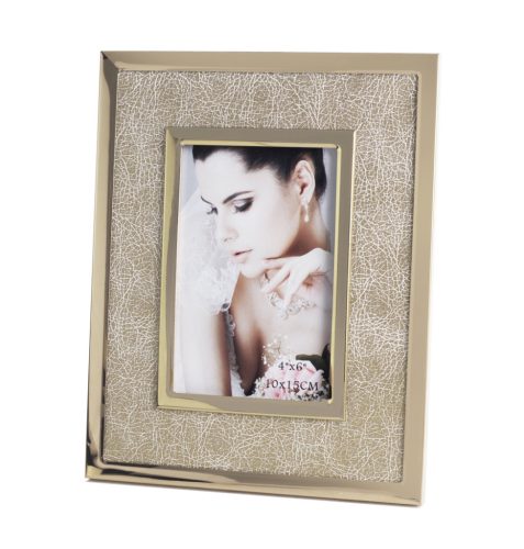 METALL+KUNSTST.+HOLZ BILDK. CREME/GOLD19*24