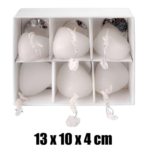GY.*6 SET WEISS 13*10*4CM