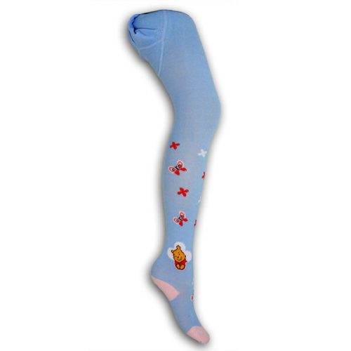Winnie the Pooh und seine Freunde Babystrumpfhose - Baumwollstrumpfhose - 92-98 - hellblau mit Winnie the Pooh