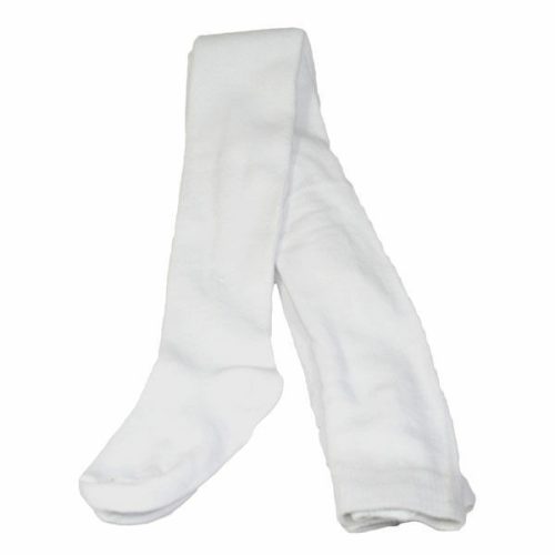 Baby einfarbige Strumpfhose - Baumwollstrumpfhose - 92-98 - weiß - Evidence