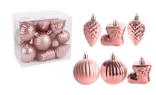 KD. GEMISCHTDEKO*18 ROSA