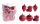 KD. GEMISCHTDEKO*18 ROT