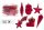 KD. GEMISCHT*6 ROT 6-12CM