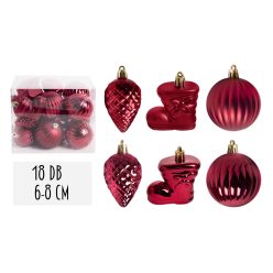 KD. GEMISCHTDEKO*18 ROT 6-8
