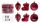 KD. GEMISCHTDEKO*18 ROT 6-8