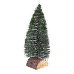 DEK.FFA+HOLZFUSS D.GRÜN  25CM