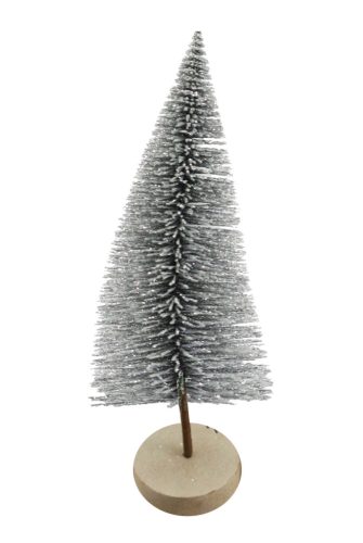DEK.GLITZERWEIHNACHTSBAUM GRAFIT 25