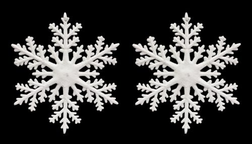 KD.AK.SCHNEEFLOCKE*2WEISS GL.  14