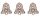 KD.AK.GLOCKE*3ROSEGOLD 9*10