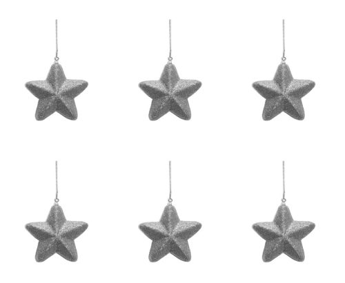 KD.AK.STERN*6 3D SILBER 4