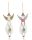 BAUM LD.ENGEL+WEIHNACHTSMANN WEISS/GOLD10