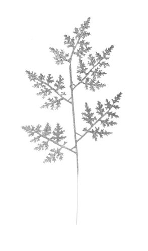 DEK.ZWEIG THUJA GL.SILBER   47CM