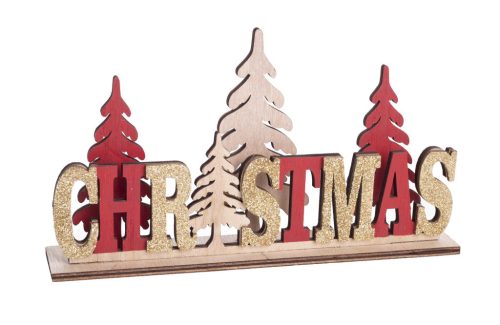 HOLZWEIHNACHTEN+3 HOLZSTÜCKE/NA 23*16