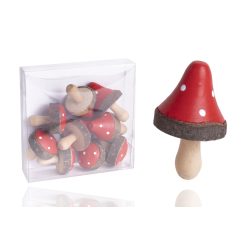 HOLZ PILZ*10 ROT     9*9*2