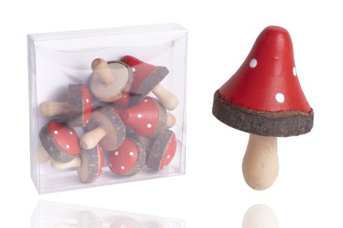 HOLZ PILZ*10 ROT     9*9*2