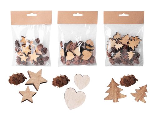 HOLZKIEFERNZAPFEN+DECKEL NATUR 3S