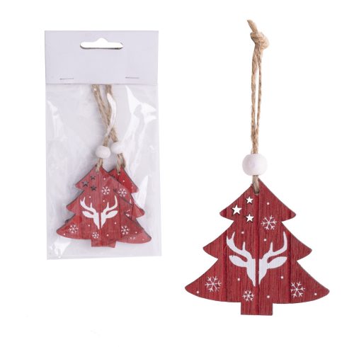BAUM LD*2WEIHNACHTSMANN NAT/REN   17*6