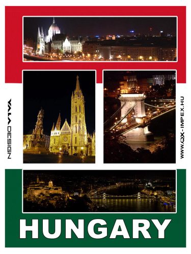 HM.METALL "NACHT BUDAPEST"9*6,5