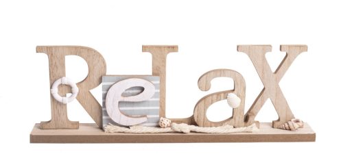 HOLZ BESCHRIFT.RELAX NATUR40*5*14