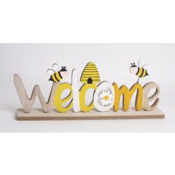 HOLZ BESCHRIFT.WELCOME BIENE13*34*5