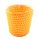 KUNST.GEFLOCHTENER BLUMENTOPF ORANGE 13