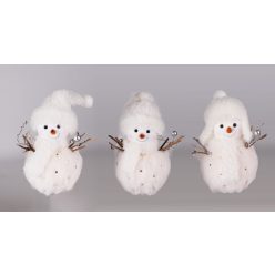 DEK.SCHNEEMANN STEHEND PELZIG 15,5