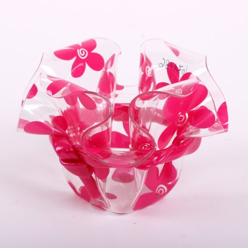 KUNSTSTOFFGEFLOCHTENER SPITZENBLUMENTOPF MALVE 10
