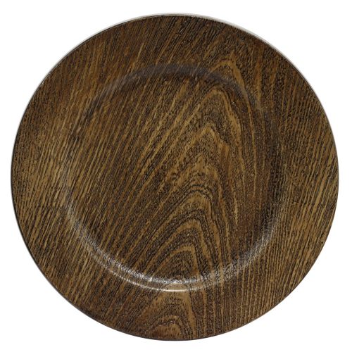 DEK.TABLETT RUND HOLZ D.BRAUN 33