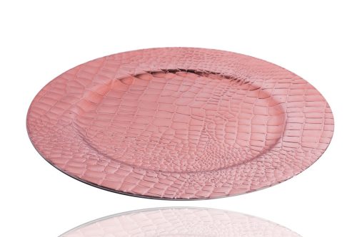 DEK.TABLETT RUND KROKODIL PINK33