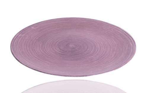 DEK.TABLETT RUND SPIRALE PINK33