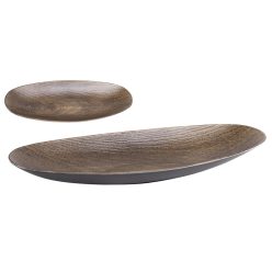 DEK.KUNST.SCHALE OVAL BRONZE 40