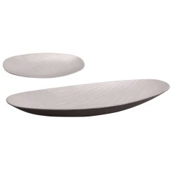 DEK.KUNST.SCHALE OVAL DRAPIERT 40
