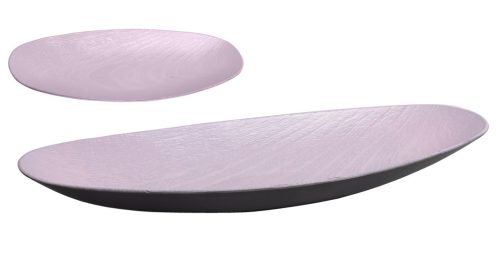 DEK.KUNST.SCHALE OVAL ROSA 40