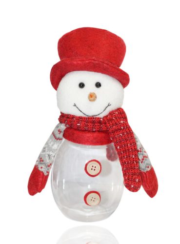 DEK.SCHNEEMANN+KÜNSTL.SCHNEE ROT CIL26