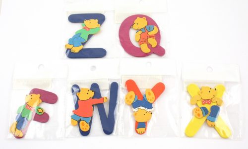 BUCHSTABEN ABC 12/POLYBAG MIT BÄREN