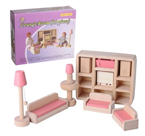 HOLZMÖBEL/WOHNZIMMER 11 STÜCK