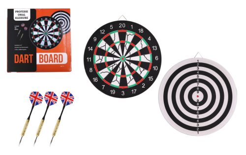 DARTS TAFELFLOCK+MET+3NAD45