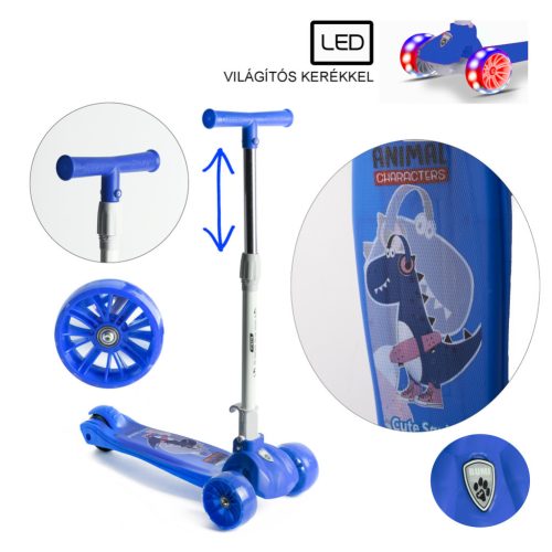 ROLLER KIND BLAU+LED RAD