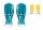 SCHNORCHEL FLOSSEN FARBE /8-11/