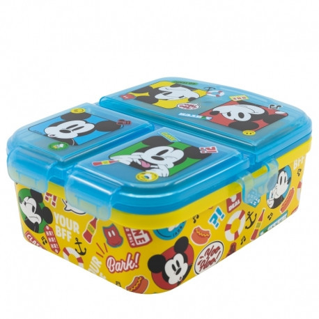 XL Mehrfachfach-Rechteck-Sandwichbox Disney Mickey Maus