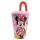 Disney Minnie Maus Kunststoff-Trinkbecher mit Strohhalm - 430 ml