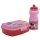 Disney Minnie Maus Kunststoff-Snackbox + Flaschenset